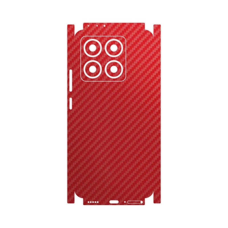 برچسب پوششی ماهوت مدل Red-Fiber-FullSkin مناسب برای گوشی موبایل شیائومی 14T