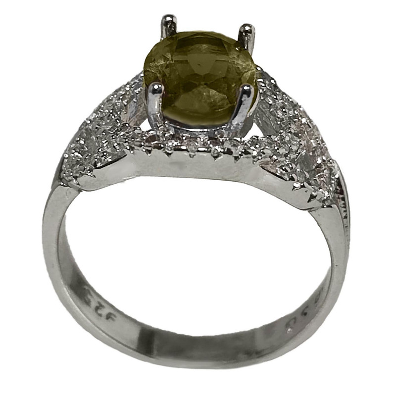 انگشتر نقره زنانه مدل الکساندریت کد GX7012