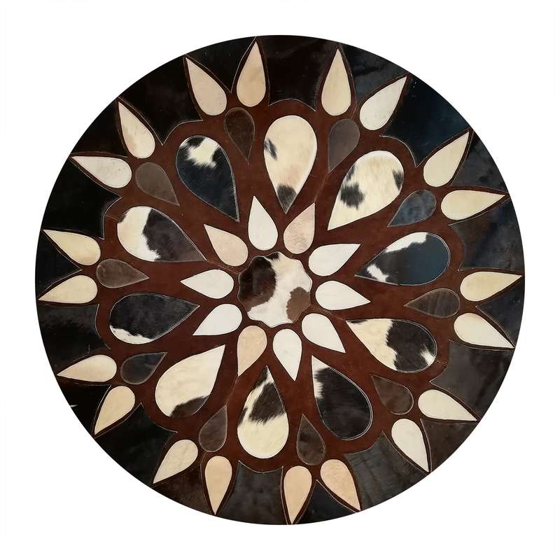 کلاژ فرش پوست و چرم کمالی مدل AD-0182