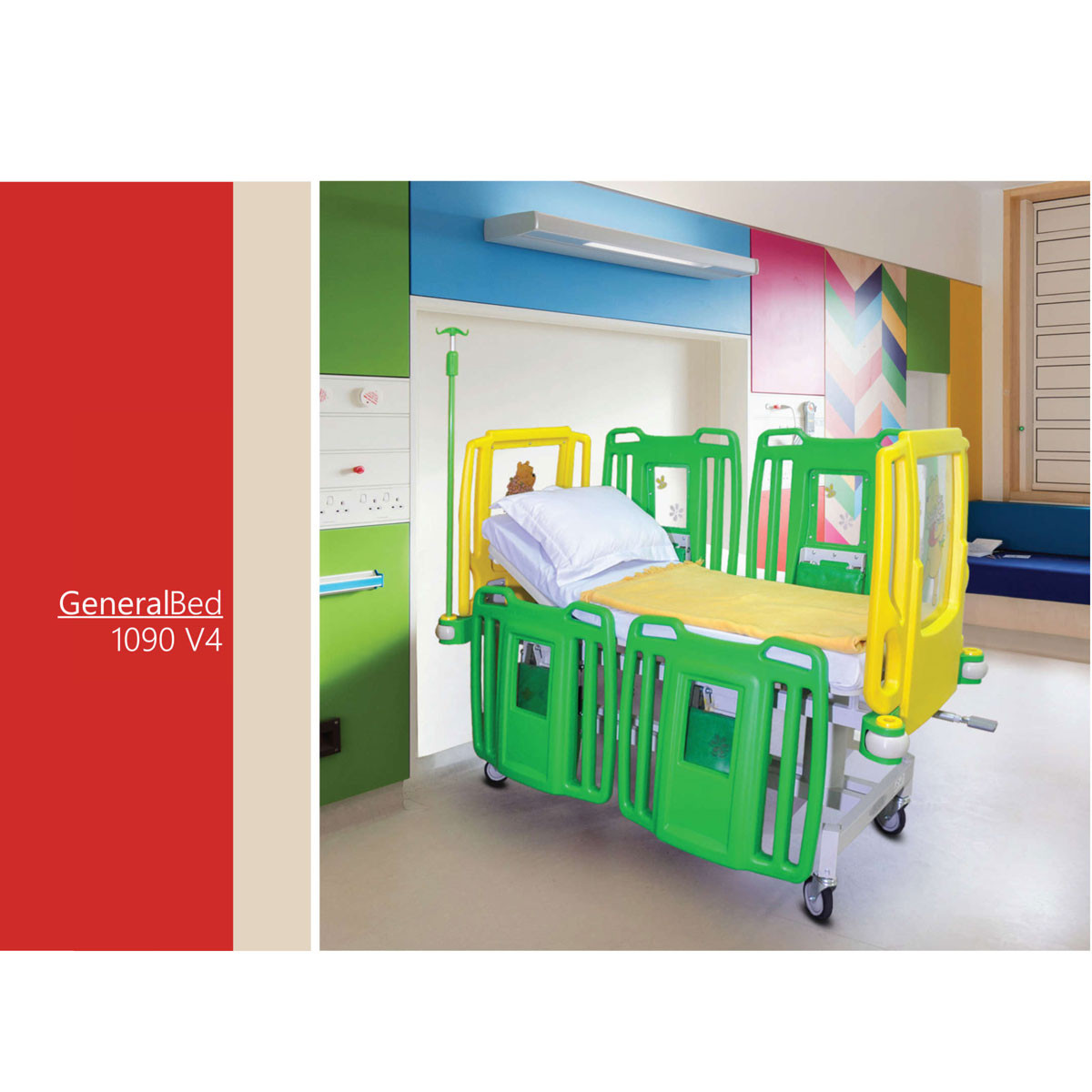 تخت بیمارستانی کودک پیاوار مدل 1090V4