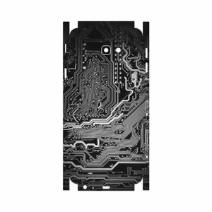 MAHOOT Black Printed Circuit Board-FullSkin Cover Sticker for Samsung Galaxy J4 Plus