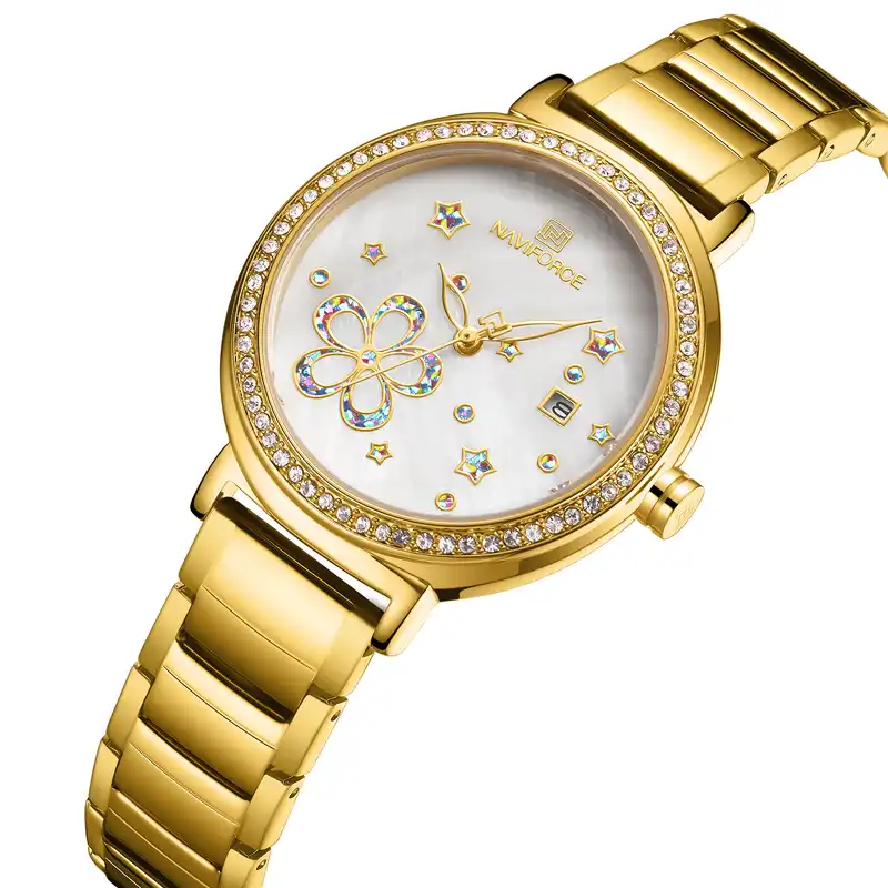 ساعت مچی عقربه ای زنانه نیوی فورس مدل 5016 کد 02