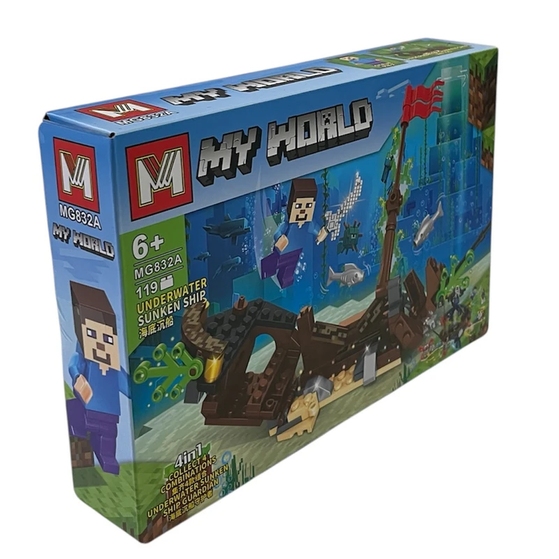 ساختنی ۱۱۹ تکه ام مدل ماینکرافت 