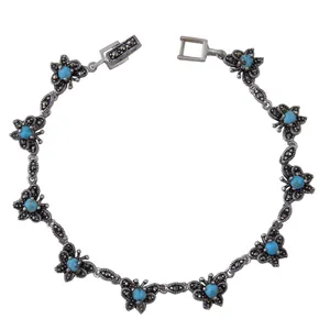   دستبند نقره زنانه بازرگانی میلادی کد DP_025