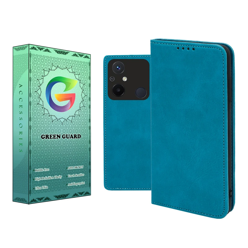 کیف کلاسوری گرین گارد طرح چرمی مدل Bitta مناسب برای گوشی موبایل شیائومی Redmi 12C