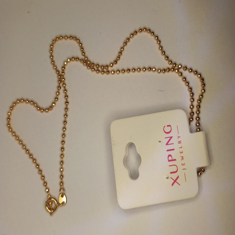 زنجیر زنانه ژوپینگ مدل ساچمه ای کد 21