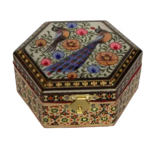 جعبه جواهرات خاتم کاری مدل تارا کد 06