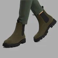 نیم بوت مردانه چرم مشهد مدل J6302-088