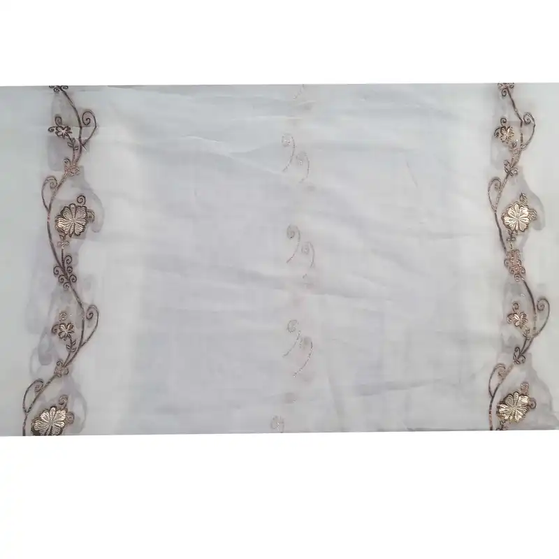 پارچه پرده ای مدل خامه دوزی