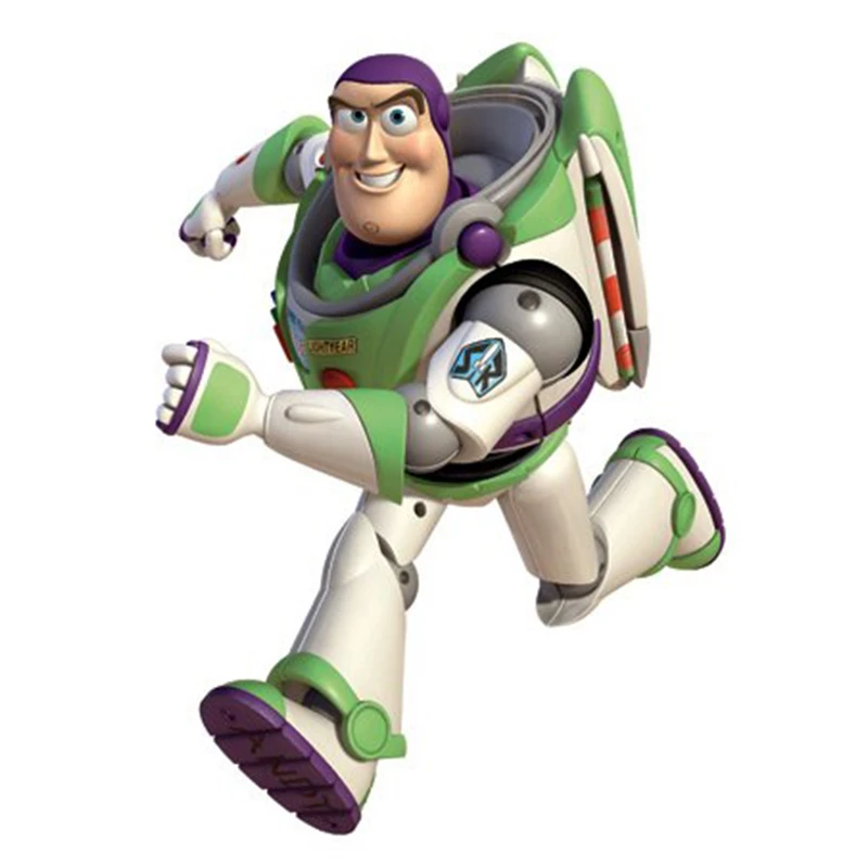 استیکر رومیت مدل Toy Story Buzz Peel Stick Giant Wall Decals Glow