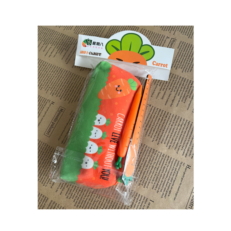 بسته لوازم التحریر مدل هویج کد jamed.5  مجموعه 5 عددی