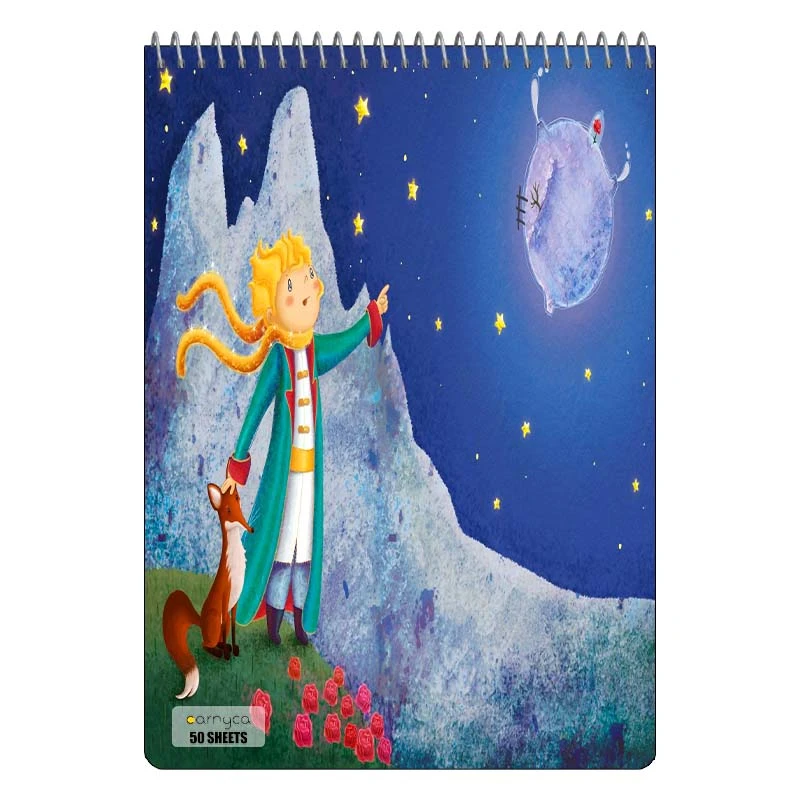 دفتر نقاشی 50 برگ سیمی کارنیکا طرح شازده کوچولو The Little Prince کد 92693