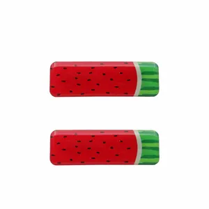 گیره مو زنانه مدل هندوانه کد 01 مجموعه 2 عددی