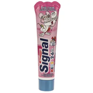 خمیر دندان کودک سیگنال مدل Strawberry حجم 50 میلی لیتر