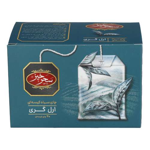 چای سیاه کیسه‌ای ارل گری سحرخیز بسته 20 عددی