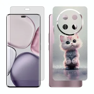 Glass Together model matte screen protector suitable for Honor X9c mobile phone with back cover sticker