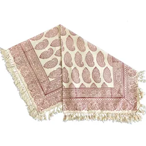 رومیزی قلمکار مدل ایده آل 503 - 80