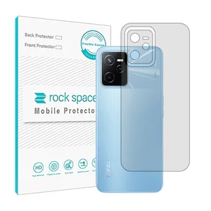 Rock space HyGEL model Transparent phone back protector suitable for Realme Narzo 50A Prime mobile phone