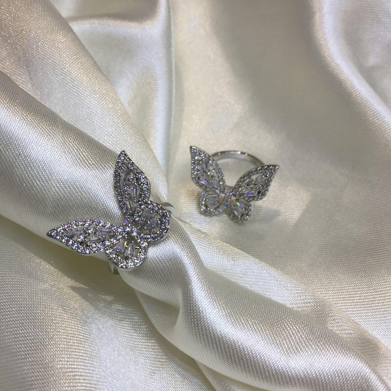 انگشتر دخترانه مدل پروانه 2