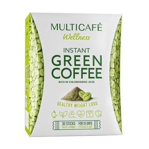 نقد و بررسی قهوه سبز فوری مولتی کافه تندرستی - 30 ساشه 2 گرمی توسط خریداران