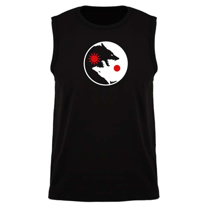 تاپ مردانه مدل  گرگ کد DH48 رنگ مشکی