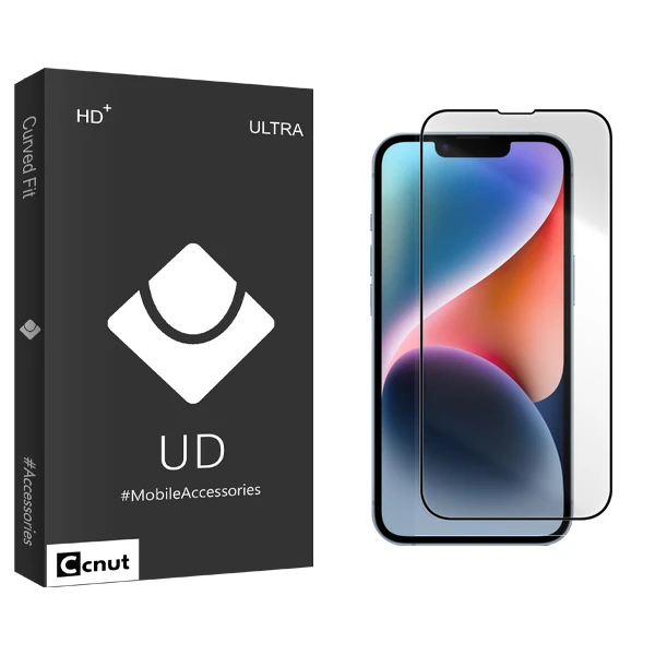 محافظ صفحه نمایش شیشه ای کوکونات مدل UDB مناسب برای گوشی موبایل اپل iPhone 14