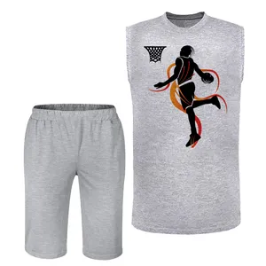 ست تاپ و شلوارک مردانه مدل بسکتبالیست کد BA58 T