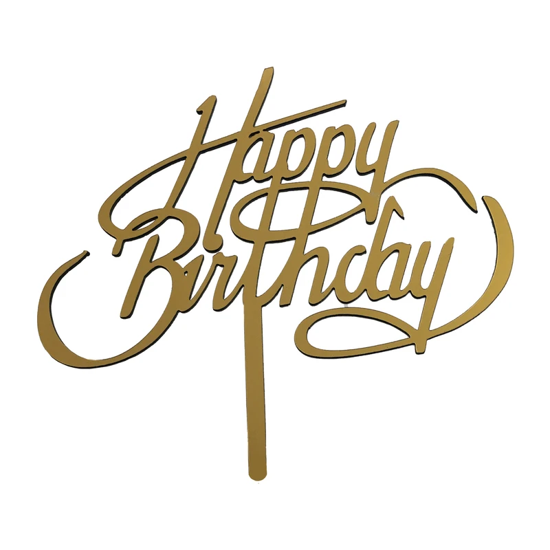 تاپر کیک هانستو مدل تولدت مبارک کد TP006