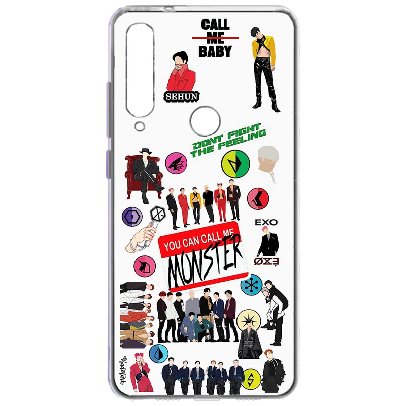 کاور طرح EXO مناسب برای گوشی موبایل هوآوی Y6P 