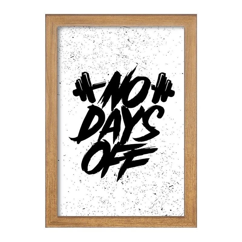 تابلو خندالو مدل No Days Off کد F1518