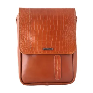 کیف رودوشی مردانه چرم یلسان مدل ماهان کد 010-PRM-02 دارای 3 محفظه