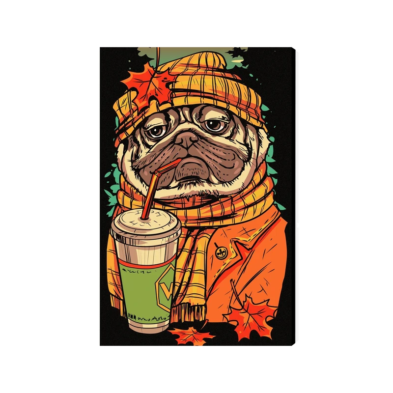 تابلو شاسی عرش مدل فانتزی سگ کد As5097