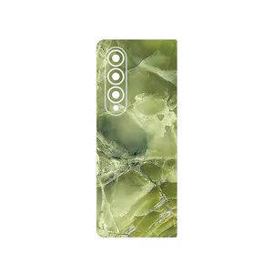 MAHOOT Green_Crystal_Marble Cover Sticker for Samsung Galaxy Z Fold4
