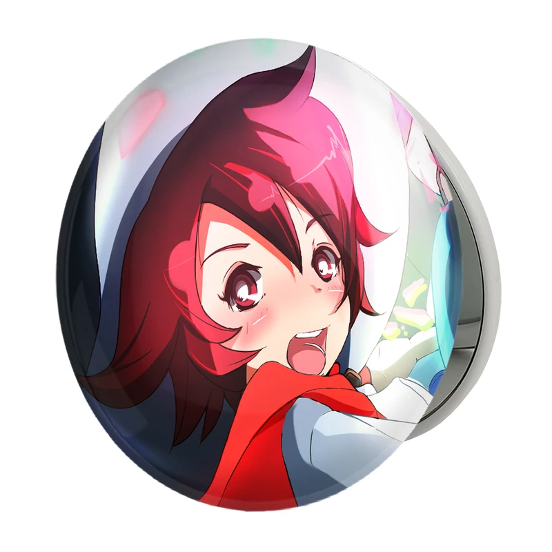 آینه جیبی خندالو طرح اماندا انیمه جادوگران کوچک Little Witch Academia مدل تاشو کد 22895 