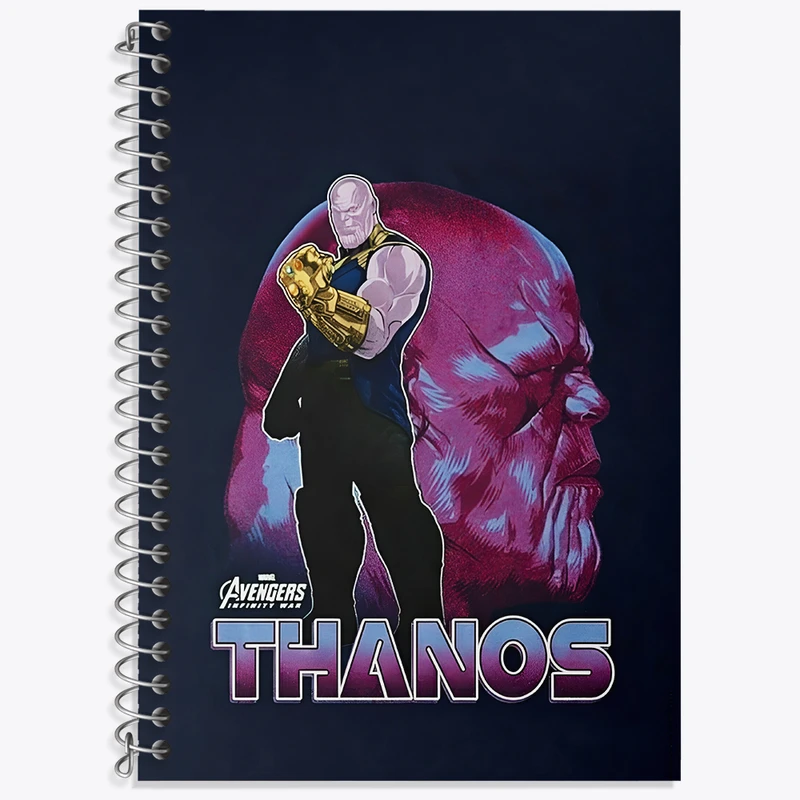 دفتر لغت 50 برگ خندالو طرح ثانوس مارول (Marvel) کد N5712