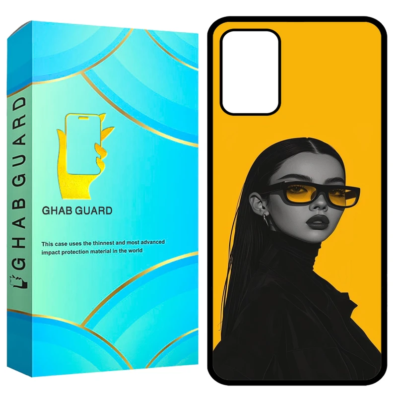 کاور قاب گارد طرح دختر مدل GCHPA324 مناسب برای گوشی موبایل سامسونگ Galaxy A32 4G