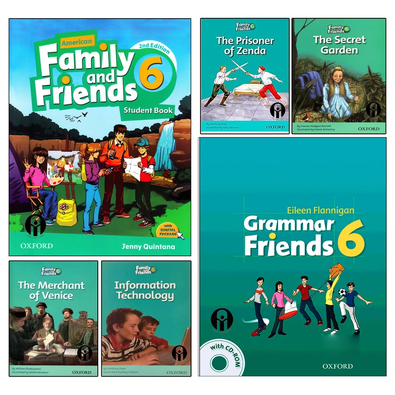 کتاب Family and Friends 6 اثر جمعی از نویسندگان انتشارات الوندپویان شش جلدی