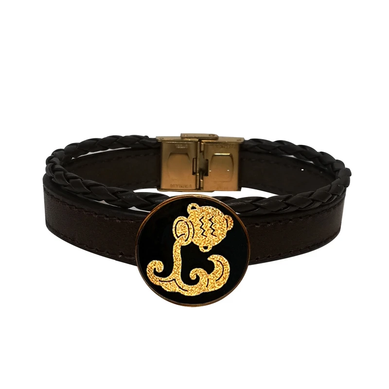 دستبند  زنانه و مردانه مارک گلد مدل ماه تولد بهمن