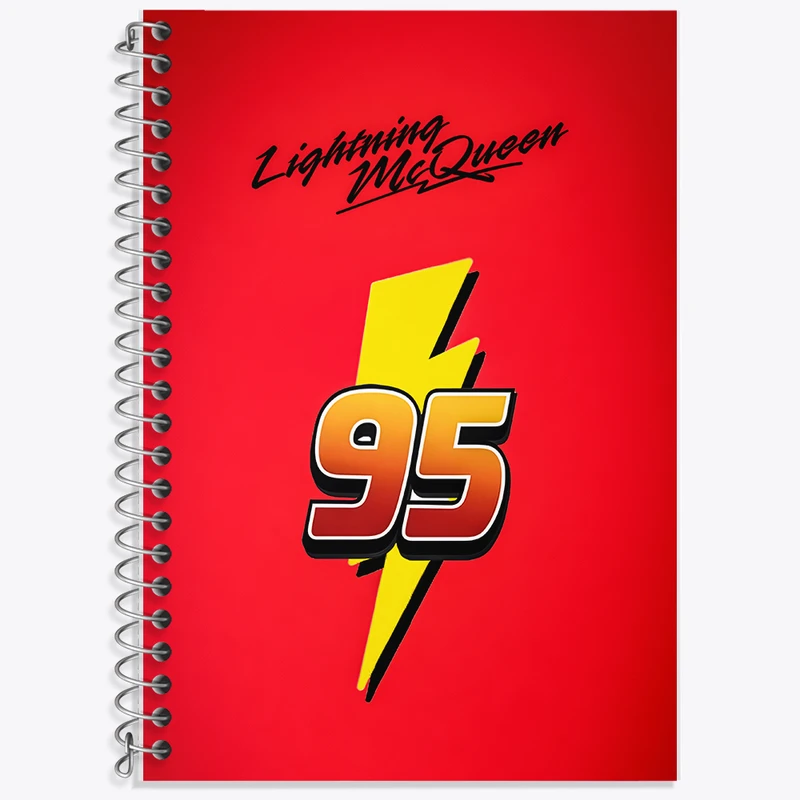 دفتر لغت 50 برگ خندالو طرح مک‌کوئین (Lightning McQueen) کد F6847
