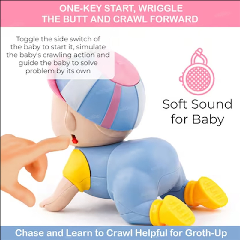 اسباب بازی مدل متحرک طرح کودک چهار دست و پا کد 258