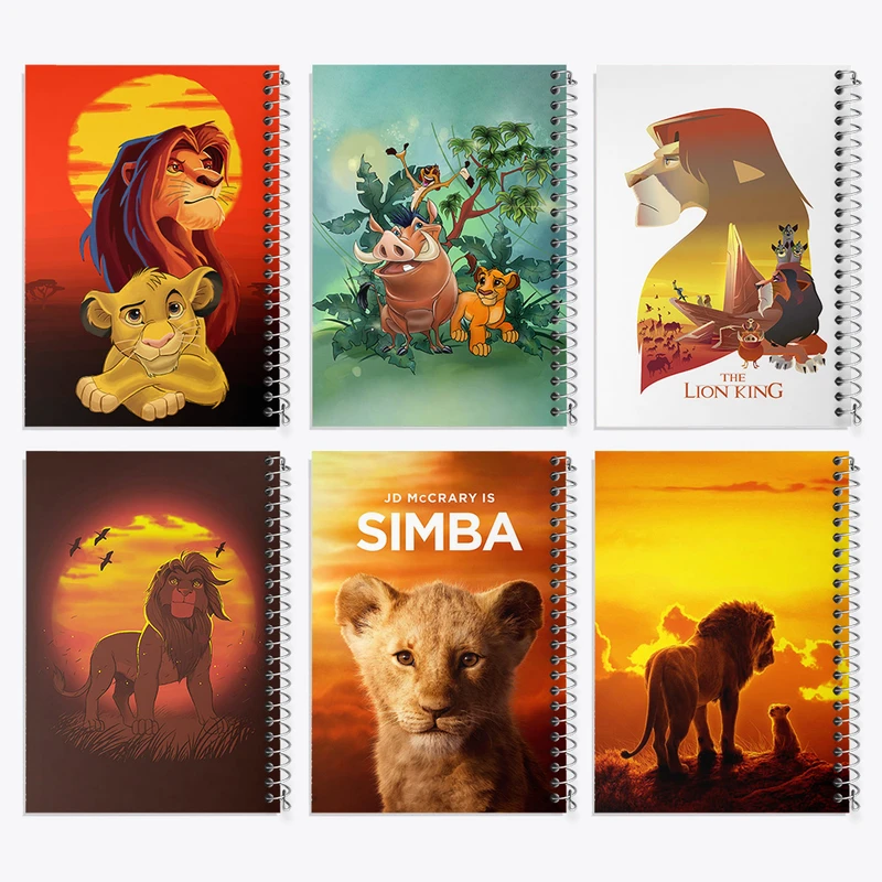 دفتر مشق 50 برگ خندالو طرح شیرشاه کد 970 مجموعه 6 عددی