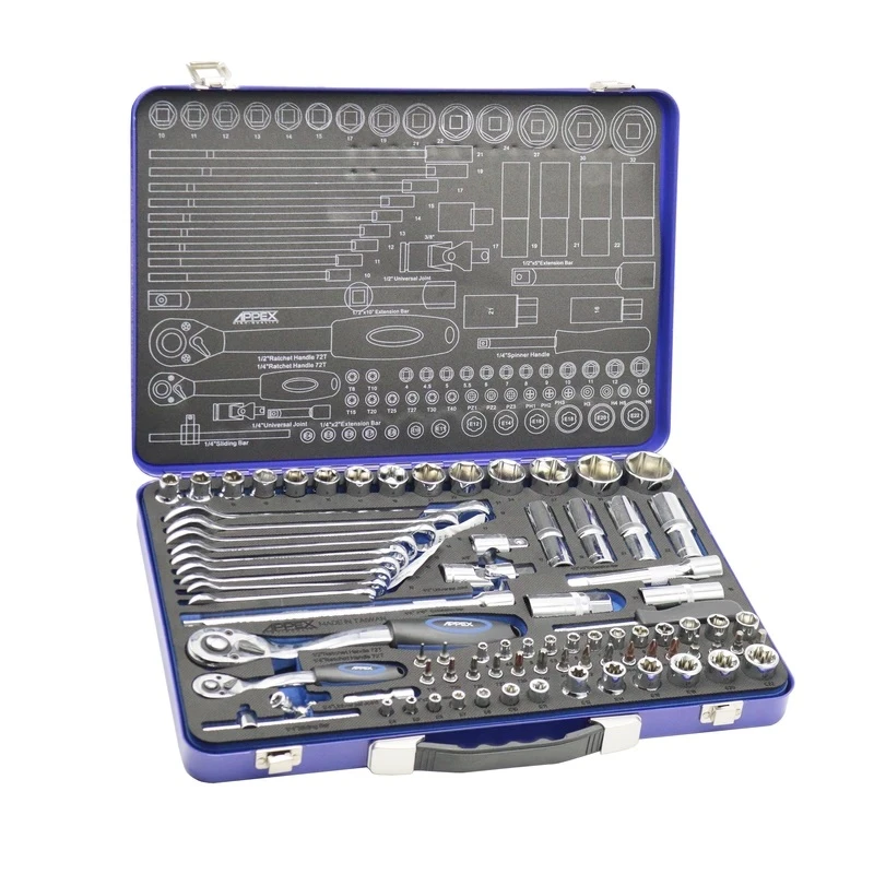  آچار بکس اپکس مدل SMT-1/2-1/4INCH-APX-1582 مجموعه 82 عددی