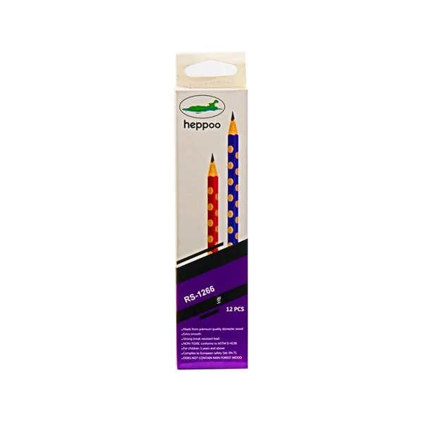 مداد مشکی هیپو مدل RS-1266 بسته 12 عددی