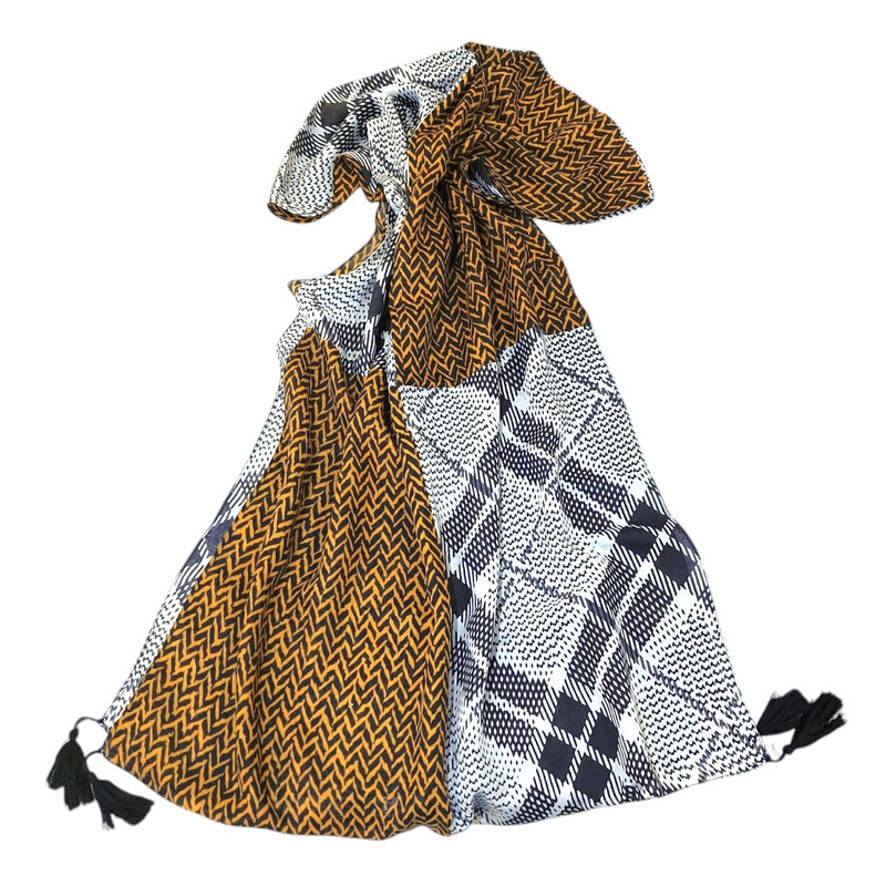 شال زنانه مدل شطرنجی