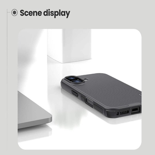 کاور نیلکین مدل Super Frosted Shield Pro مناسب برای گوشی موبایل اپل iPhone 17 