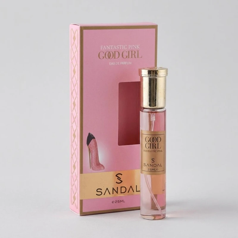 عطر جیبی زنانه صندل مدل Good girl Fantastic pink حجم 25 میلی لیتر