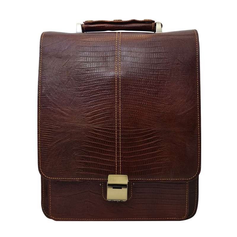 کیف دوشی مدل آفاق چرم طبیعی کد C_440