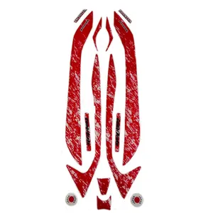 پد برچسب دستگیره عقب و بدنه موتور سیکلت وارون مدل RD-WH مناسب برای هوندا کلیک 150