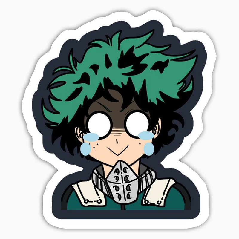 استیکر لپ تاپ و موبایل بووم طرح انیمه My Hero Academy مدل Midoria Izuku2 کد JD24 