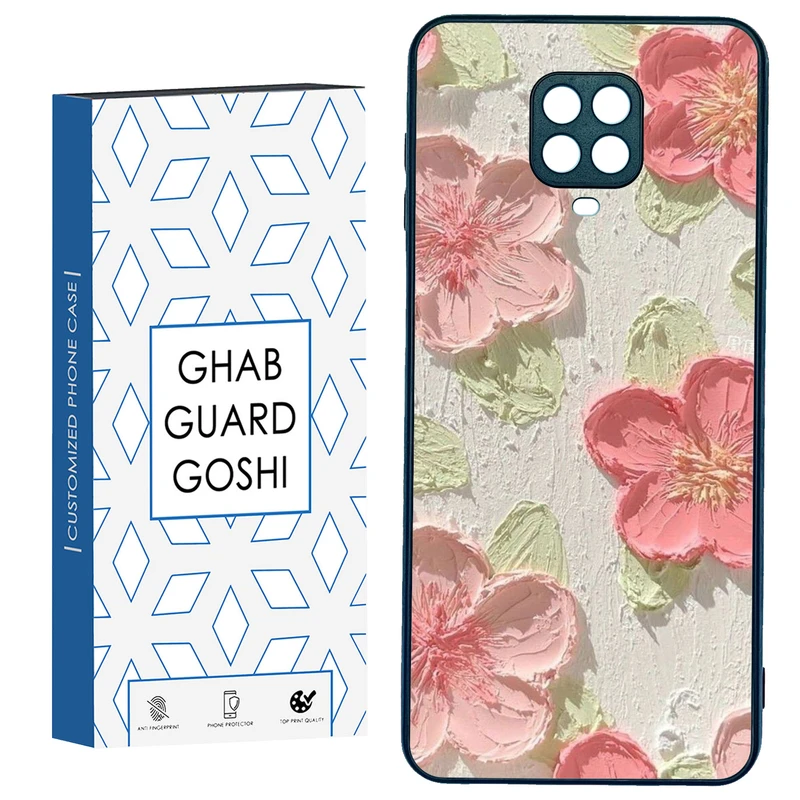 کاور قاب گارد گوشی طرح گل کد TPU-282 مناسب برای گوشی موبایل شیائومی Redmi Note 9 pro / Note 9s
